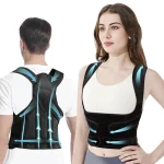 Correcteur de Posture Ergonomique - 3 en 1 - Confortable - Réglable - Qualité Supérieure - Homme & Femme