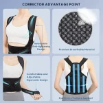 Correcteur de Posture Ergonomique - 3 en 1 - Confortable - Réglable - Qualité Supérieure - Homme & Femme – Image 11
