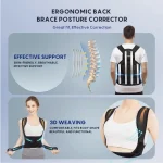 Correcteur de Posture Ergonomique - 3 en 1 - Confortable - Réglable - Qualité Supérieure - Homme & Femme – Image 8