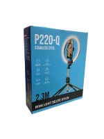 Ring Light Professionnel P220-Q - Rotation 360 Degrés - Trépied Ajustable - 2.3M - Bluetooth – Image 10