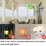 Lot De 3 Douilles à Détecteur de Mouvement PIR E26/E27 – Image 6