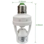 Lot De 3 Douilles à Détecteur de Mouvement PIR E26/E27 – Image 9