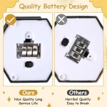 Lot de 10 Lanternes LED Ramadan Dorées - Décoration Festive - Intérieure & Extérieure – Image 4