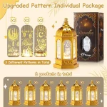 Lot de 10 Lanternes LED Ramadan Dorées - Décoration Festive - Intérieure & Extérieure – Image 6