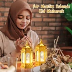 Lot de 10 Lanternes LED Ramadan Dorées - Décoration Festive - Intérieure & Extérieure – Image 7