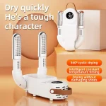 Sèche-Chaussures Électrique Pliable 150W avec Écran Digital – Minuterie 120 min & Séchage 360° – Image 15