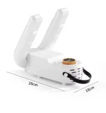 Sèche-Chaussures Électrique Pliable 150W avec Écran Digital – Minuterie 120 min & Séchage 360° – Image 6