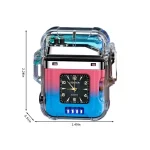 Briquet Électrique Plasma USB-C Étanche IP56 avec Lampe COB – Double Arc - Rose & Bleu – Rechargeable – Image 3