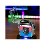 Briquet Électrique Plasma USB-C Étanche IP56 avec Lampe COB – Double Arc - Rose & Bleu – Rechargeable – Image 5