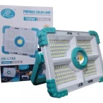 Projecteur Solaire Portable 188 LED – 100W – Étanchéité IP66