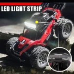 Jeu Pour Enfants - Voiture RC Télécommandée 1/18 Tout Terrain – 20 km/h – 2 Batteries – 60 min d’Autonomie – Image 2