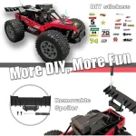 Jeu Pour Enfants - Voiture RC Télécommandée 1/18 Tout Terrain – 20 km/h – 2 Batteries – 60 min d’Autonomie – Image 3