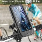 Pack Vélo 1 Étui Pour Téléphone Portable + 1 Kit D’éclairage À Piles Avant Et Arrière + 1 Serrure D’alarme Haute Sécurité + Cadeau [Mini Pompe à Air Portable] – Image 2