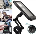Pack Vélo 1 Étui Pour Téléphone Portable + 1 Kit D’éclairage À Piles Avant Et Arrière + 1 Serrure D’alarme Haute Sécurité + Cadeau [Mini Pompe à Air Portable] – Image 3