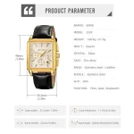 Pack Élégance Homme 3 en 1 – Montre SKMEI + Portefeuille en Cuir + Cadeau Gratuit [Tondeuse DALING] – Image 7