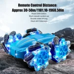 Voiture Télécommandée Stunt Spray 360° – Effets Fumée & Cascades – Bleu – Image 4