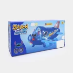 Avion Cascade Électrique Stitch – Pour Enfants - Lumières, Musique et Rotation 360° + Laser Pointer Gratuit – Image 5