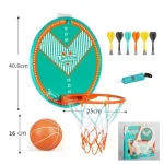 Jeu 2 en 1 - Cible de Fléchettes Magnétiques et Panier de Basket Pliable Avec Ballon - Pour Enfants – Image 13