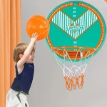 Jeu 2 en 1 - Cible de Fléchettes Magnétiques et Panier de Basket Pliable Avec Ballon - Pour Enfants – Image 12