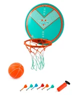 Jeu 2 en 1 - Cible de Fléchettes Magnétiques et Panier de Basket Pliable Avec Ballon - Pour Enfants