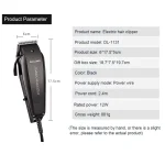 Tondeuse à Cheveux Électrique DALING DL-1131 – Professionnelle – Image 5