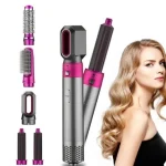 Brosse Sèche-Cheveux 5 en 1 – Lisseur, Boucleur et Volume – Image 2