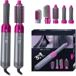 Brosse Sèche-Cheveux 5 en 1 – Lisseur, Boucleur et Volume – Image 3