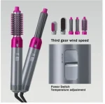 Brosse Sèche-Cheveux 5 en 1 – Lisseur, Boucleur et Volume – Image 7