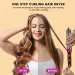 Brosse Sèche-Cheveux 5 en 1 – Lisseur, Boucleur et Volume – Image 9