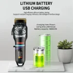 Tondeuse à Cheveux DALING DL-1193 – Rechargeable avec Écran LED – Image 6