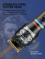 Tondeuse à Cheveux DALING DL-1193 – Rechargeable avec Écran LED – Image 9