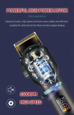 Tondeuse à Cheveux DALING DL-1193 – Rechargeable avec Écran LED – Image 13