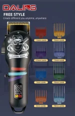 Tondeuse à Cheveux DALING DL-1193 – Rechargeable avec Écran LED – Image 15