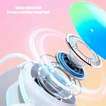 Casque Gaming Luminous P890 V5.3 – RGB, Microphone Détachable – Image 4