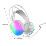 Casque Gaming Luminous P890 V5.3 – RGB, Microphone Détachable – Image 9