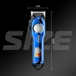 Tondeuse à Cheveux Kemei KM-234 – Rechargeable avec Écran LED – Image 4