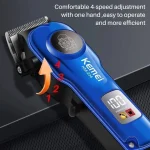 Tondeuse à Cheveux Kemei KM-234 – Rechargeable avec Écran LED – Image 8