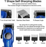 Tondeuse à Cheveux Kemei KM-234 – Rechargeable avec Écran LED – Image 11