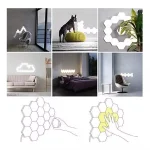 Pack de 3 Lampes Murales LED Modulaires – Télécommande & Tactile – Image 8