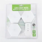 Pack de 3 Lampes Murales LED Modulaires – Télécommande & Tactile