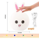 Lampe De Chevet – Design Étoile Mignon Pour Enfants – Lampe De Chevet à Détection De Lumière – Image 3
