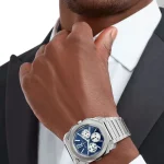 Nouvelle Montre Automatique Bulgari - Cadran Argenté - Bracelet En Acier Inoxydable – Image 7