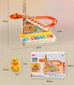 Ensemble Piano Avec Toboggan En Forme De Canard Et Échelle - Musique Et Éclairage – Image 2