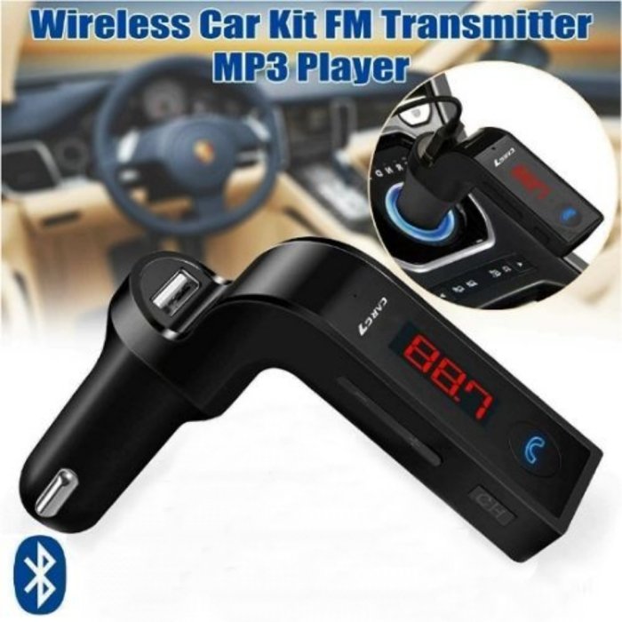 polish_20231113_145838554_1.jpg Transmetteur FM Bluetooth Sans Fil Universel Kit adaptateur FM Pour Voiture – Image 1