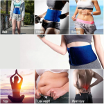 Ceinture De Sudation Abdominale IRIS Unisexe - Bleu – Image 3