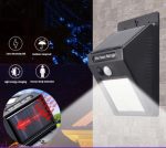 Lampe Solaire Sans Fil Étanche Avec Détecteur De Mouvement 20 Led