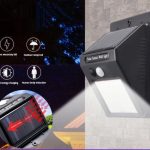 Lampe Solaire Sans Fil Étanche Avec Détecteur De Mouvement 20 Led