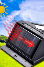 Pack de 4 Lampes Solaire Sans Fil Étanche Avec Détecteur De Mouvement 20 Led – Image 2