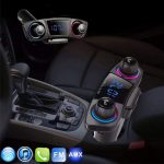 Transmetteur FM Multifonctions - Bluetooth - V5 - MP3 - Appels - Charge Avec 2 Ports USB M20 – Image 2