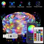 LED Guirlande lumineuse Bluetooth - USB - App Control RGB - 5 Mètres + Télécommande